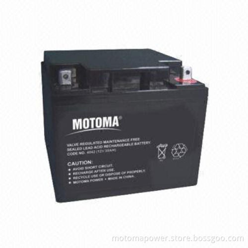 12V 38Ah Sealed Lead-acid Battery for Solar and Wind Energy System